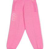 Billie Blush - Glittered Knit Illustrated Jogger - Pink