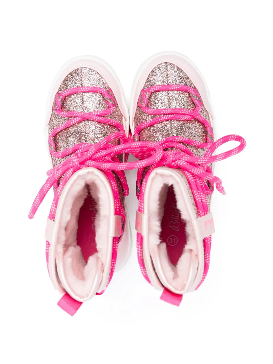 Billieblush - Glitter Detail Snow Boot - Pale Pink