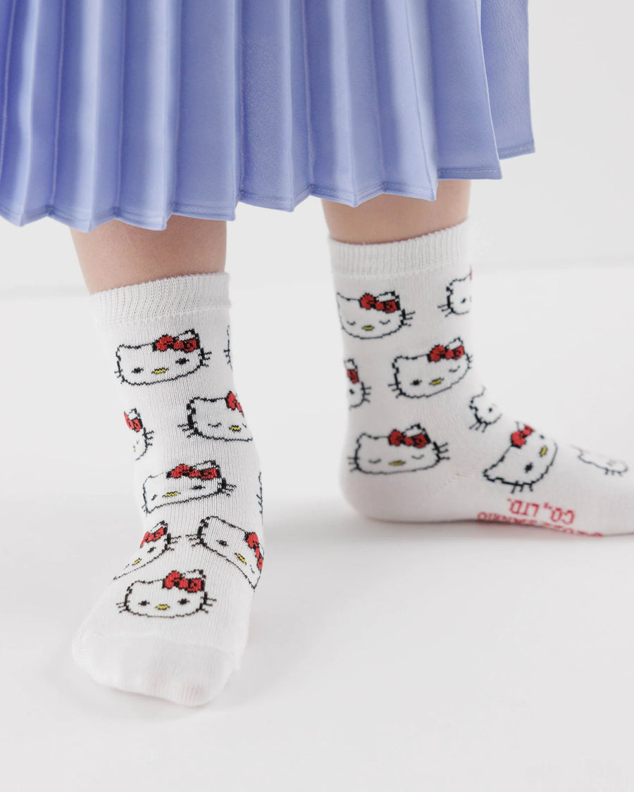 Baggu - Kids Crew Socks Set of 3 - Sanrio Friends
