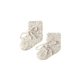 Quincy Mae - Knit Booties - Natural Confetti