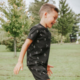 Miles the Label - Toucan Print Shorts - Black