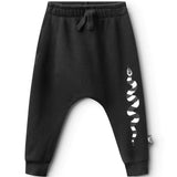 Nununu - Stripey Snake Baggy Pants - Black