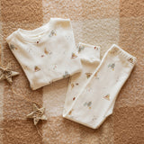 Rylee & Cru - Organic Long Sleeve Pajama Set - Winter Town