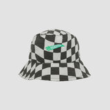 Headster - Racing Flag Bucket Hat - Black