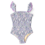 Shade Critters - One Piece Smocked - Flower Power Purple