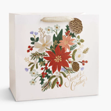 Rifle Paper Co - Holiday Bouquet Large Gift Bag