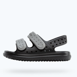 Natives - Chase Sandal - Jiffy Black/Satellite Grey