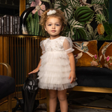 Tutu du Monde - Bebe Dreamscape Tulle Dress - Milk