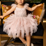Tutu du Monde - Bebe Glittering Tutu Dress - Crystal Pink