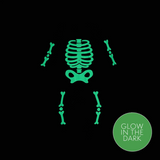 Petit Lem - Skeleton Glow in the Dark Sleeper - Black