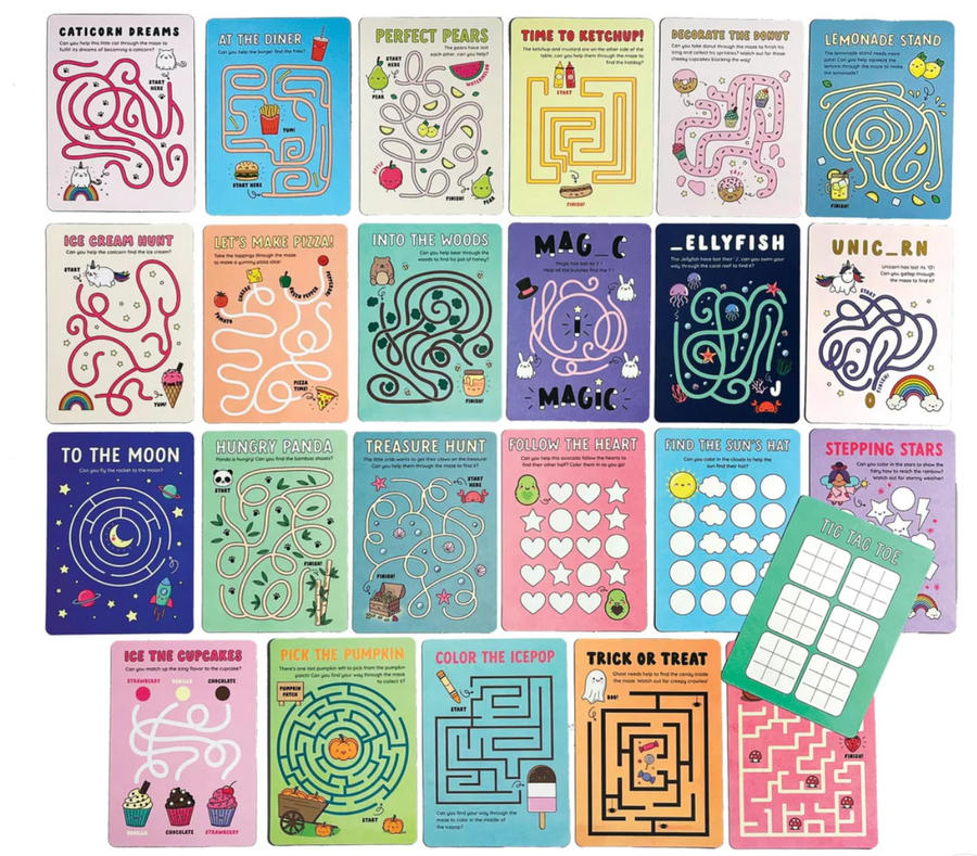 Ooly - Mini Mazes Activity Card Pack