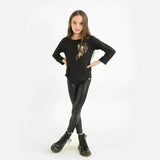 Appaman - Legging - Black Glitter