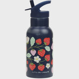 Little Lovely Company - Stainless Steel Drink Bottle - Strawberries
