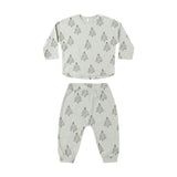 Rylee & Cru - Long Sleeve Tee & Pant Set - Trees