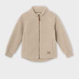 MINI A TURE - Matcedric Teddyfleece Zip Jacket - Sesame