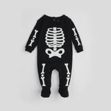 Petit Lem - Skeleton Glow in the Dark Sleeper - Black