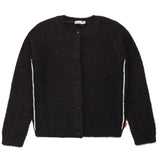 Billieblush - Fuzzy Dark Grey Cardigan