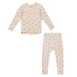 Rylee & Cru - Modal Pajama Set - Antique Holly Berry
