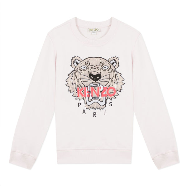 Kenzo Tiger Logo Sweater Light Pink Honor