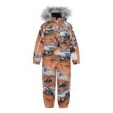 Molo - Polaris Fur Snowsuit - Mars