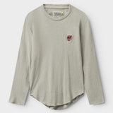 Nununu - Dizzy Skull Patch Shirt - Smokey Grey