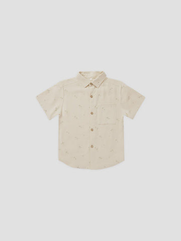 Rylee & Cru - Collared Short Sleeve Shirt - Palms