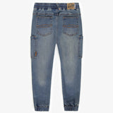 Souris Mini - Relax Fit Denim Jogger Pant - Blue Wash