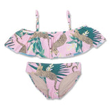 Shade Critters - Off the Shoulder Bikini - Tropical Leopard