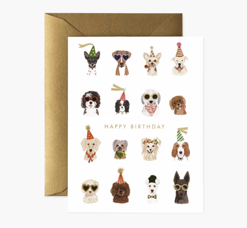 Rifle Paper Co. - Party Pups Birthday Card