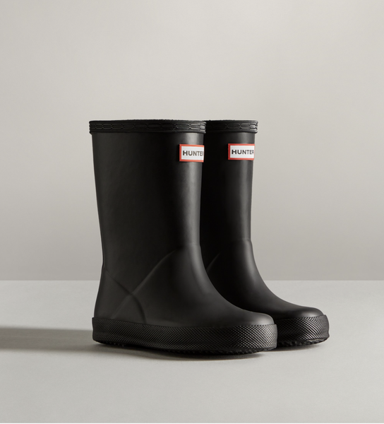 Kids hunter boots black hotsell