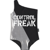 nununu - Control Freak Swimsuit - Black/Silver