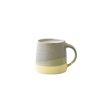 Kinto - Slow Style Coffee Specialty Mug 320ml - Moss Green/Yellow