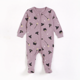 Petit Lem - Bewitched Glow in the Dark Print Sleeper - Mauve