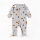 Petit Lem - Jack O'Lantern Glow in the Dark Sleeper - Grey