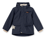 MINI A TURE Copenhagen - Vestayan Fleece Lined Spring Jacket - Ombre Blue