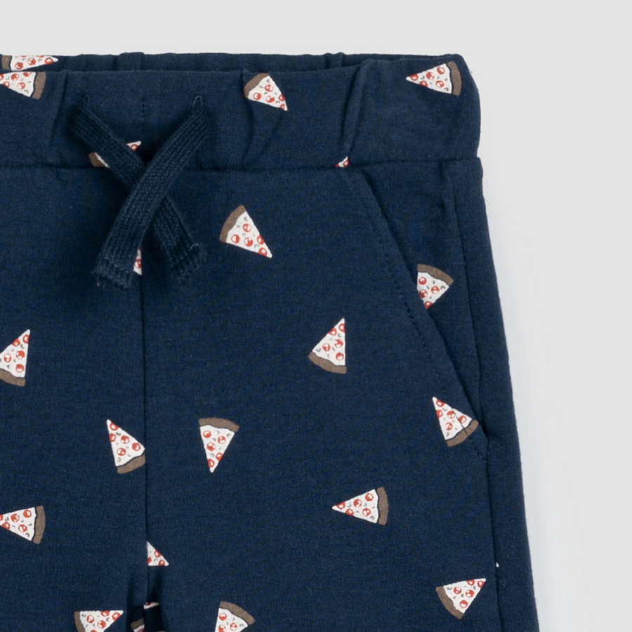 Miles the Label - Pizza Terry Short - Navy