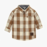 Souris Mini - Brown Checkered Shirt -Seersucker