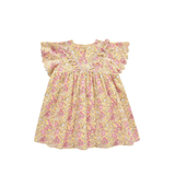 Louise Misha - Siloe Cotton Crinkle Dress - Lemon Patchouli Spring