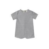 Rylee & Cru - Shorty One Piece Swimsuit - Ink Stripe