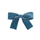 Olilia - Medium Velvet Bow - Teal
