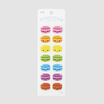 Ooly - Stickiville Skinny - Happy Macarons