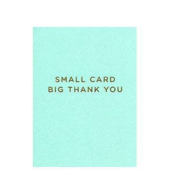Lagom Design - Big Thank You - Mini Card