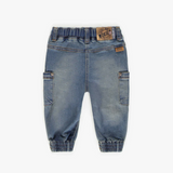 Souris Mini - Relax Fit Recycled Fiber Denim Pant - Blue