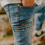 Souris Mini - Relax Fit Recycled Fiber Denim Pant - Blue