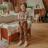 Souris Mini - Brown Checkered Shirt -Seersucker