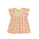 Louise Misha - Siloe Cotton Crinkle Dress - Lemon Patchouli Spring