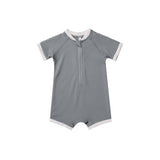 Quincy Mae - Zip Rashguard - Ocean