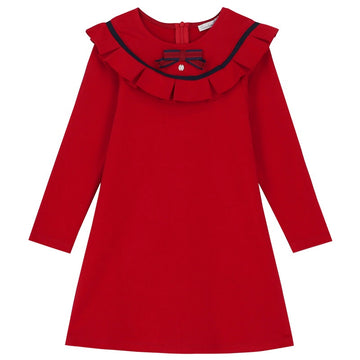 Patachou - Girls Red Ruffled Dress
