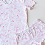 Bambi and Birdie - Ladies Shortie Set (Pink Hummingbird)