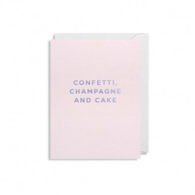 Lagom Design - Confetti Champagne - Mini Card
